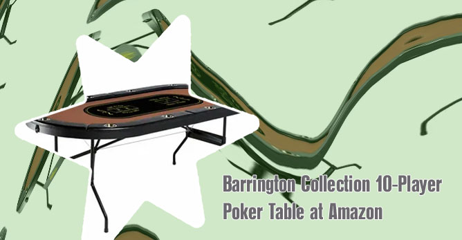 Barrington collection poker table