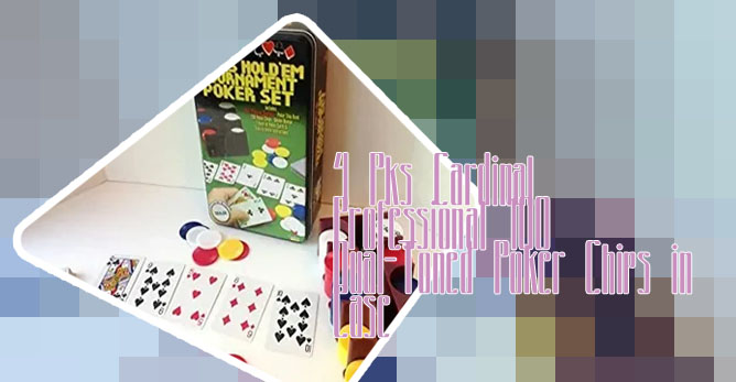 Cardinal professional poker chips