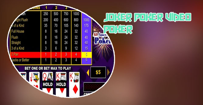 Flush fever video poker game