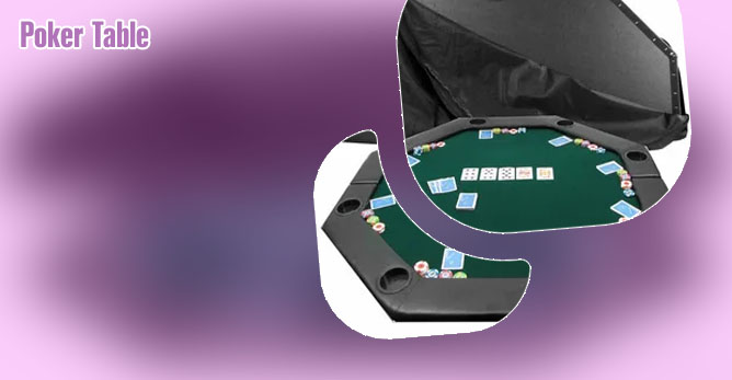 Tabletop poker table