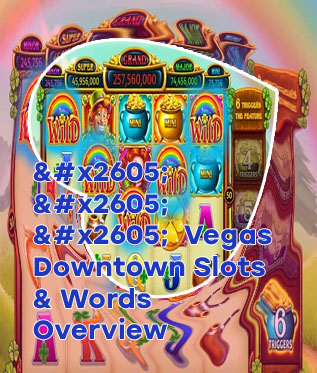 Vegas downtown slots & words