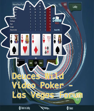 Wild deuces video poker