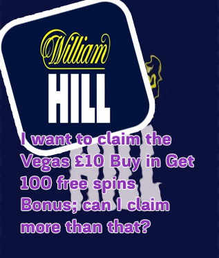 William hill 100 free spins